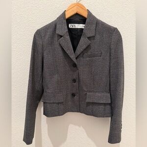 Zara Women's Plaid Blazer